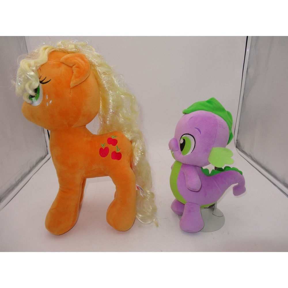 My Little Pony Ty Sparkle Applejack and Spike Plush Toy Set 2017 Hasbro - Picture 4 of 10